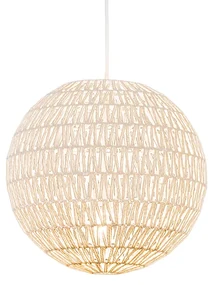 Retro závesné svietidlo biele 40 cm - Lina Ball 40