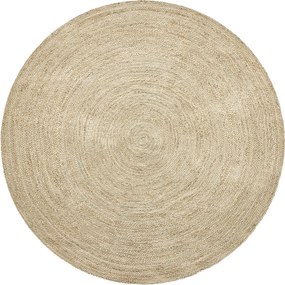 Diamond Carpets India, Ručne viazaný kusový koberec Mira J 16 Natural kruh, 120x120 (priemer) kruh, béžová, chodba / predsieň