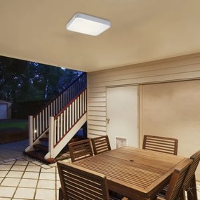 Rabalux 77138 - LED kúpeľňové stropné svietidlo so senzorom LOWAR 18W/230V 4000K IP44