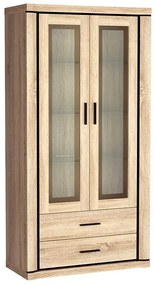 Vitrína Dallas D17 Dub Sonoma