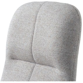 Svetlosivé otočné relaxačné kreslo Manning – Unique Furniture