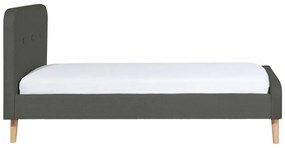 Detská posteľ 90 cm ROME (s roštom) (sivá). Akcia -32%. Vlastná spoľahlivá doprava až k Vám domov. 1007463