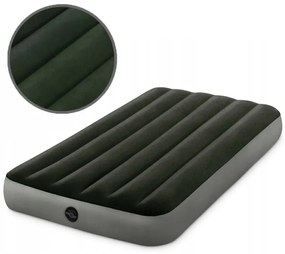 Nafukovací matrac pre jednu osobu so zamatovým povrchom