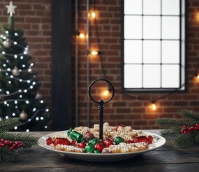 Krémový porcelánový etažér tanier Crème de la Crème - Ø 20*12 cm
