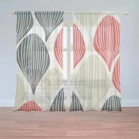 Sablio Záclony Hravé 60. roky: 2ks 150x250cm