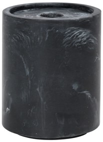 Ferm Living Dóza na vatové tyčinky Mist Charcoal