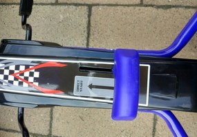 LEAN CARS Modrá motokára A-15 Nafukovacie kolesá