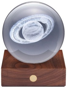 Tmavohnedá svetelná dekorácia na USB Amber – Gingko