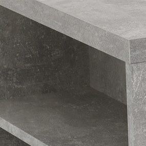 Sconto Konferenčný stolík BORIS betón/biela