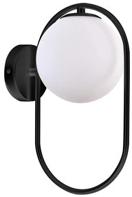 Candellux Čierne nástenné svietidlo Cordel pre žiarovku G9 21-10179