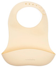 Silikónový podbradník New Baby béžový