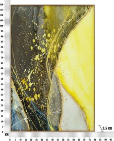 Obraz Sunny 80x120 cm žltý