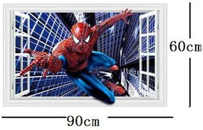 Veselá Stena Samolepka na stenu na stenu Spiderman superhrdina