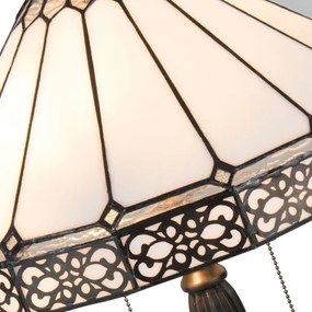 Lampa Tiffany stolová BEIGE 40*53