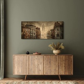 Obraz - Maľba mesta (120x50 cm)