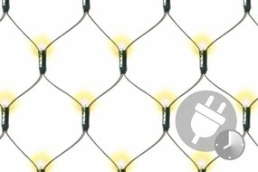 Nexos 47225 Svetelná sieť 128 LED,teplá biela s časovačom, 3 x 3 m