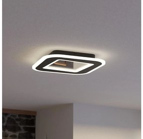 Eglo 901241 - LED Stmievateľné stropné svietidlo MACCHIONI LED/20W/230V čierna + DO