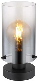 Globo 15907T - Stolná lampa FLORENTINA 1xE27/40W/230V pr. 12,5 cm čierna