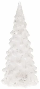 Vianočný LED stromček Douglas biela, 6,5 x 12 cm
