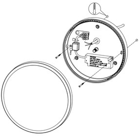 Eglo 98712 - LED Vonkajšie nástenné svietidlo MONGODIO LED/11,5W/230V IP44
