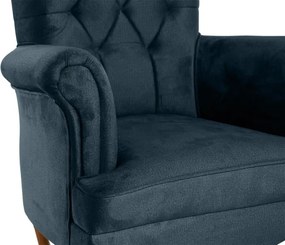 Kreslo Panama 1, modrá (monolith 77)