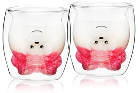 4Home Termo pohár Hot&Cool Lady Bear 250 ml, 2 ks