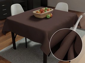 Biante Dekoračný štvorcový obrus Rongo RG-042 Hnedý 90x90 cm