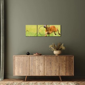 Obraz - Srnček (s hodinami) (90x30 cm)