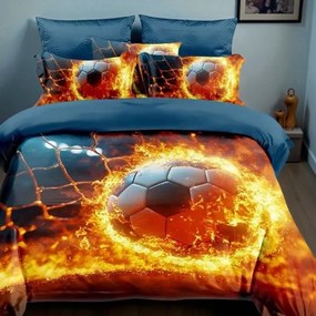 Obliečky PULLA FIRE 3-dielna sada 140x200 cm