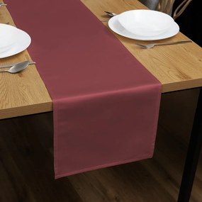 Biante Saténový behúň na stôl polyesterový Satén LUX-007 Vínový 20x120 cm