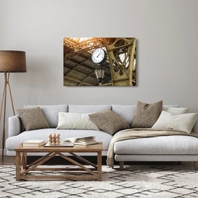 Obraz - Nádražné hodiny (90x60 cm)
