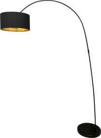 XXXLutz OBLÚKOVÁ LAMPA, 135/201/38 cm P & B - Online Only bytové doplnky - 001769024501