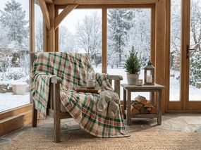 Mikroplyšová deka WINTER PLAID, farebná Rozmer: 200 x 220 cm