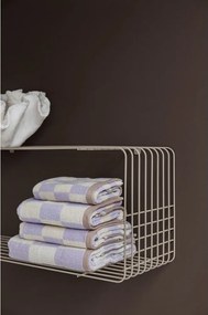 Béžová poschodová kovová polica 70 cm Wire – Mette Ditmer Denmark