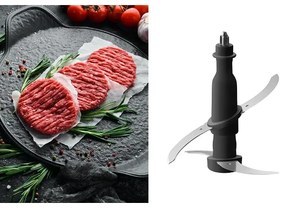 Concept RM3300 - Kuchynský robot so strúhadlom 1000W/230V čierna/nerez