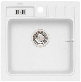 ALVEUS CZ NIAGARA 20 G-11 bílá (465x465mm)+ jednoduchý sifon