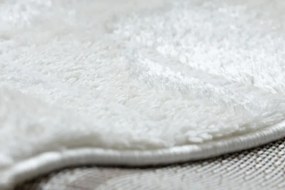 Dywany Łuszczów, Kusový koberec Mode 8586 geometric cream, 160x220, biela, chodba / predsieň