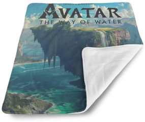 Sablio Deka pre bábätko Avatar The Way of Water Plávajúci ostrov - 90x120 cm
