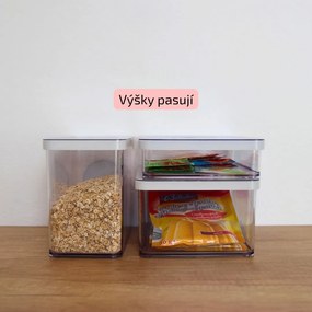 Dóza na potraviny 3,2l Rotho Loft - JUMBO, biela