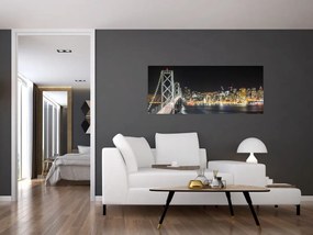 Obraz Brooklynského mostu a New Yorku (120x50 cm)