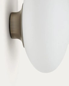 Biele/v striebornej farbe nástenné svietidlo ø 26 cm Bamila – Kave Home