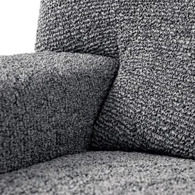 Bielastické poťahy VITTORIA šedá relaxačné kreslo (š. 70 - 90 cm)