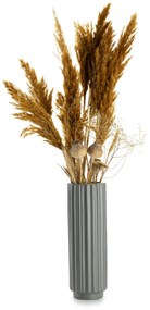 Keramická váza Kaze Grey 10x32 cm