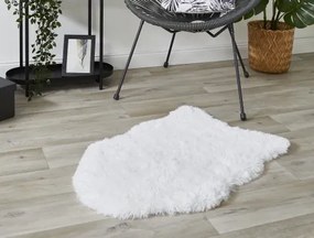 Umelá kožušina Alpa 50x80 cm, biela%