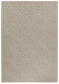 Ayyildiz, Kusový koberec Patara 4956 Beige – na von aj na doma, 80x250, béžová, chodba / predsieň