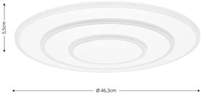 Brilagi - LED Stmievateľné stropné svietidlo MODERN LED/58W/230V 2700-6500K + DO