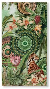 Zelená plážová osuška 100x180 cm – HIP