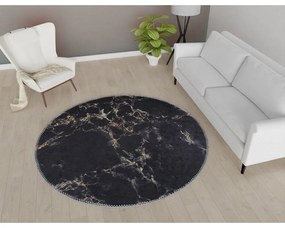 Sivý okrúhly koberec ø 100 cm - Vitaus