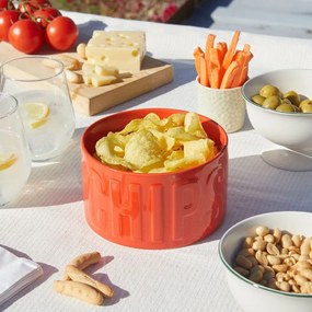 Červená keramická servírovacia miska 1 l Chips – Balvi