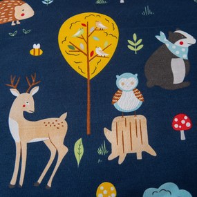 Obliečky z mikrovlákna ANIMALS modré Rozmer obliečok: 2 ks 70 x 90 cm | 200 x 220 cm